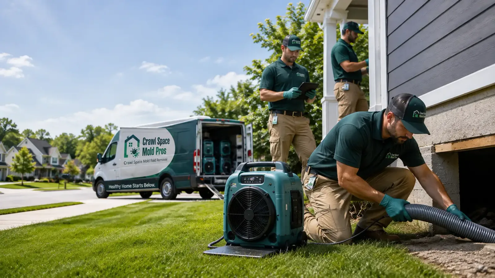 Crawl Space Mold Removal in Moreno Valley, CA